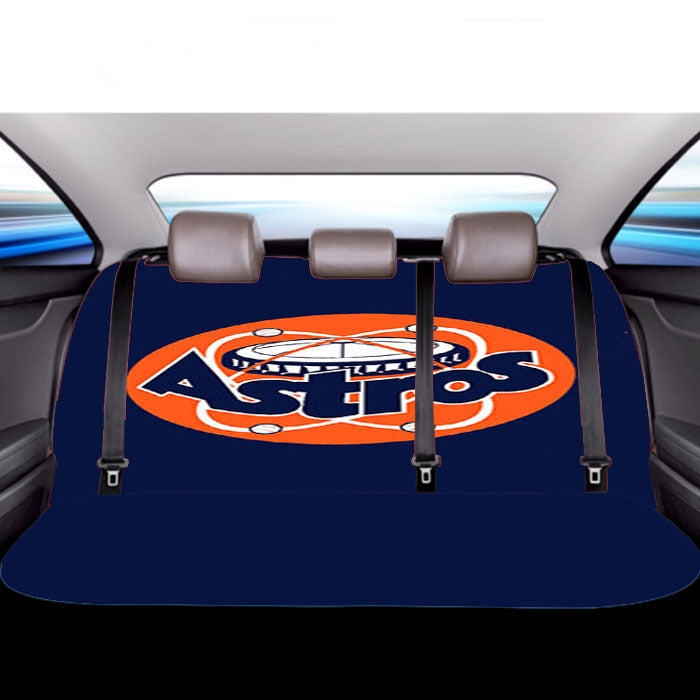 Astros Logo Car Back Rear Seat Covers