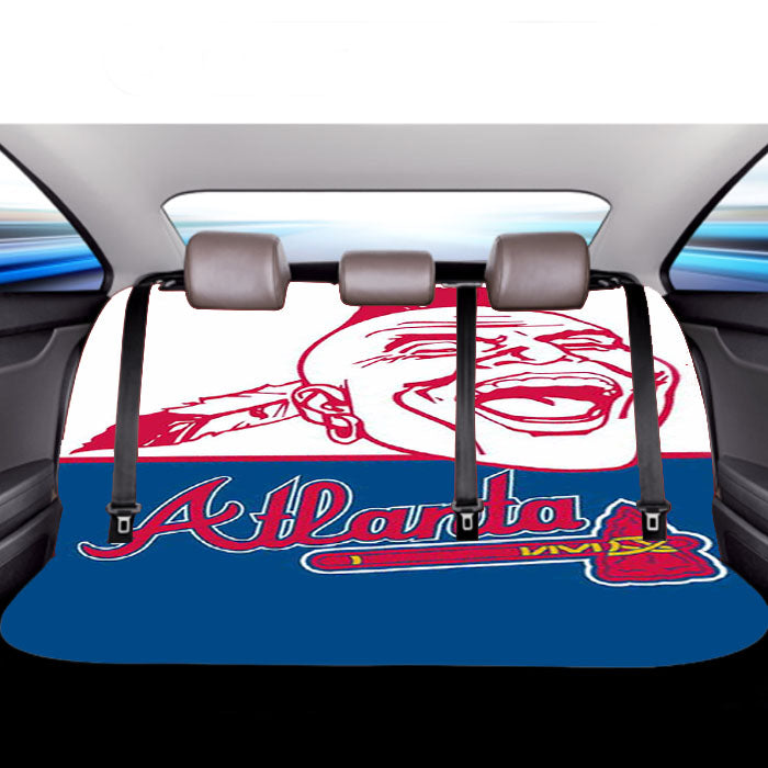 Atlanta Braves 3 Car Back Rear Seat Covers