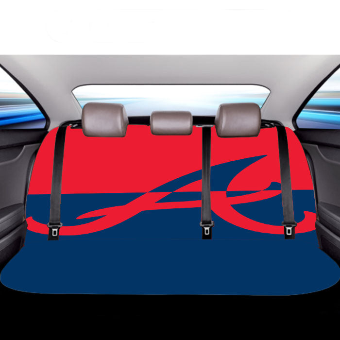 Atlanta Braves Insignia Car Back Rear Seat Covers