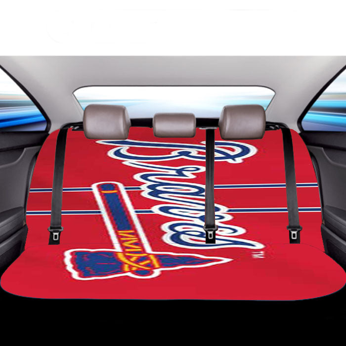 Atlanta Braves Jersey Logo Car Back Rear Seat Covers