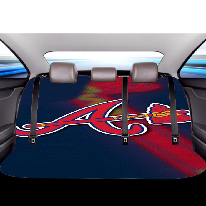 Atlanta Braves Logo 9 Car Back Rear Seat Covers