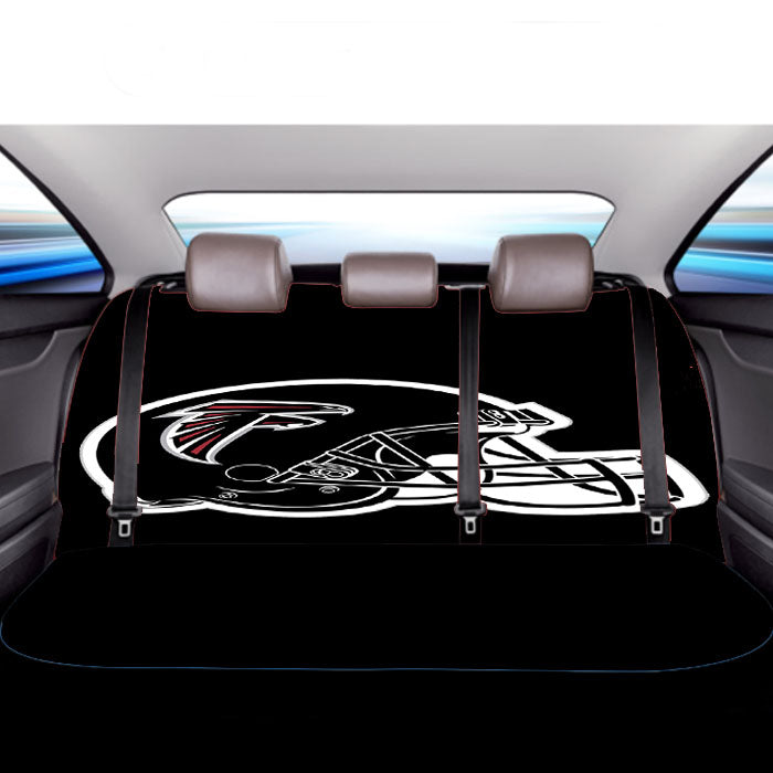 Atlanta Falcon Logo Helmet Car Back Rear Seat Covers