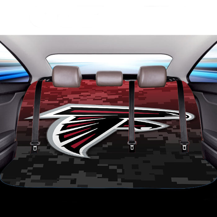 Atlanta Falcons Army Camo Car Back Rear Seat Covers