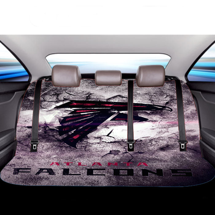 Atlanta Falcons Nfl Logo Car Back Rear Seat Covers