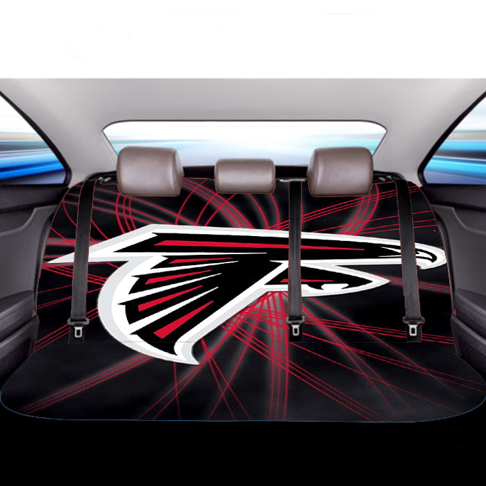 Atlanta Falcons Smoke Up Car Back Rear Seat Covers