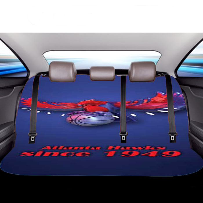 Atlanta Hawks Blue Fade Car Back Rear Seat Covers