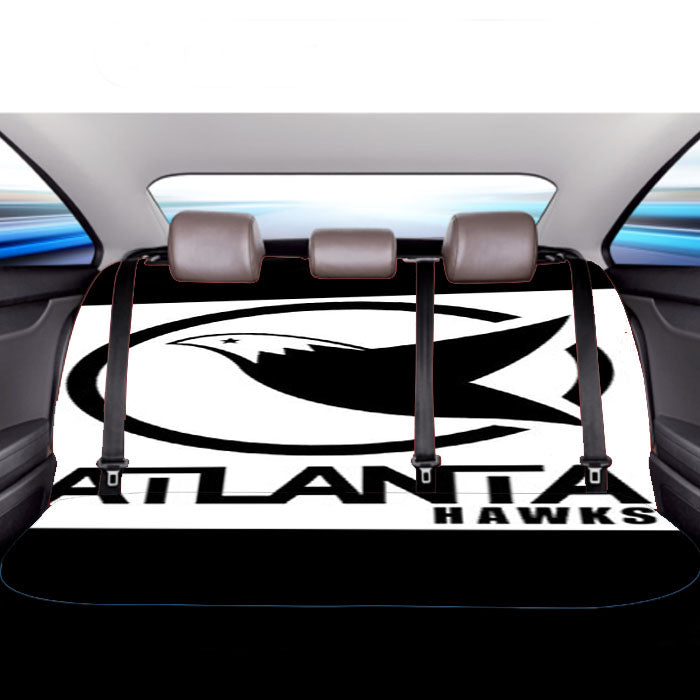 Atlanta Hawks Number One Car Back Rear Seat Covers
