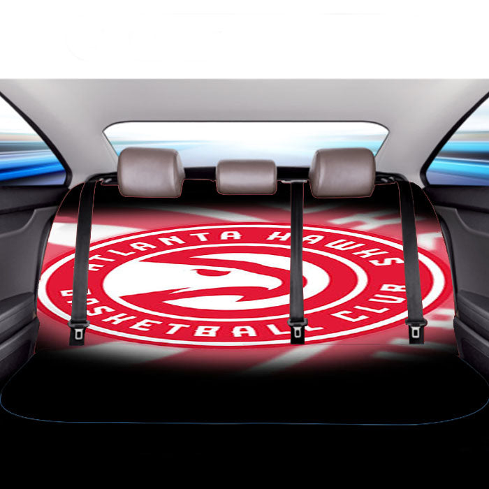 Atlanta Hawks Priary Logo Car Back Rear Seat Covers