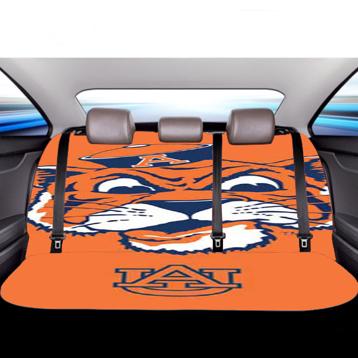Auburn Tigers Face Car Back Rear Seat Covers