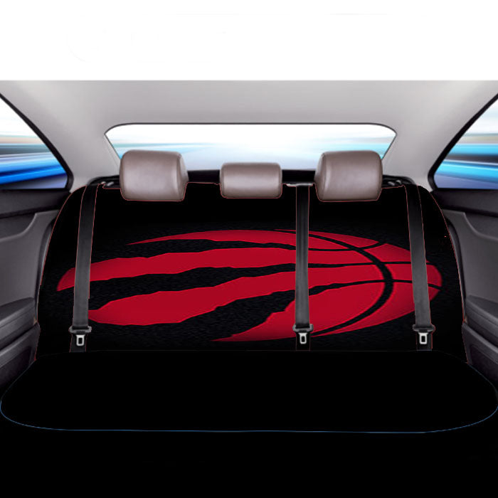 Ball Color Toronto Raptors Car Back Rear Seat Covers