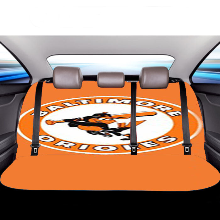 Baltimore Orioles 2 Car Back Rear Seat Covers
