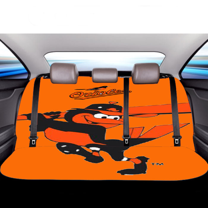 Baltimore Orioles Baseball Car Back Rear Seat Covers