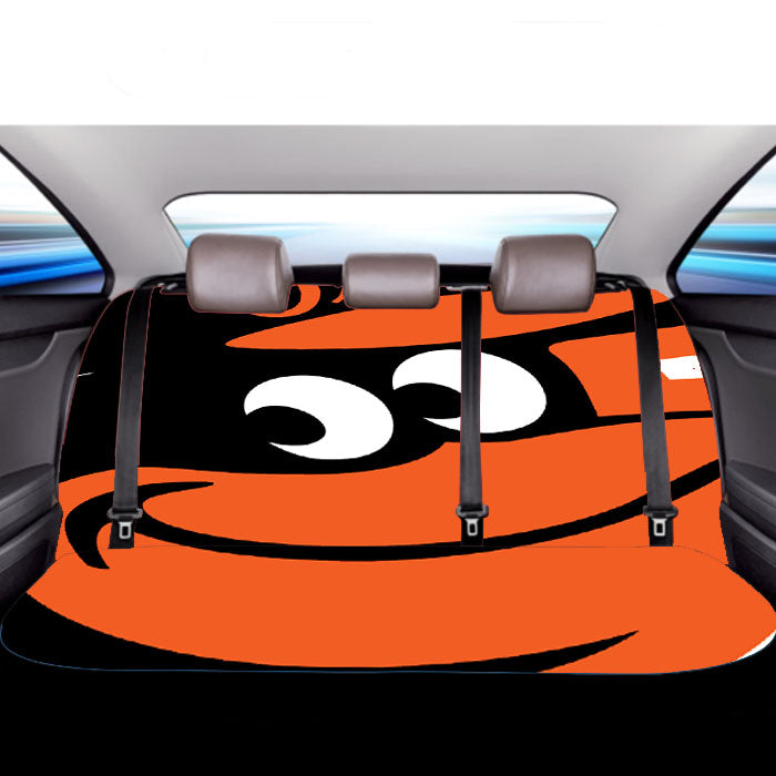 Baltimore Orioles Wallpaper Car Back Rear Seat Covers