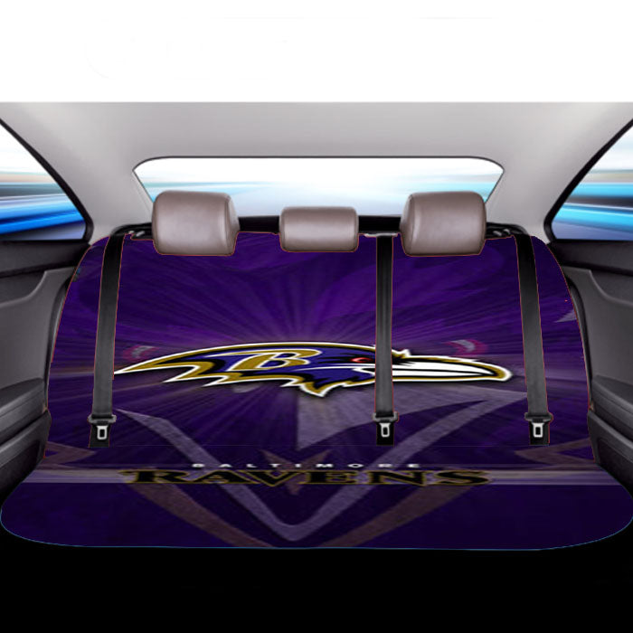 Baltimore Ravens Car Back Rear Seat Covers