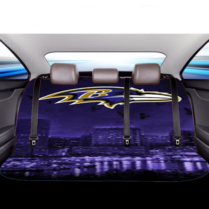 Baltimore Ravens Emblem Car Back Rear Seat Covers