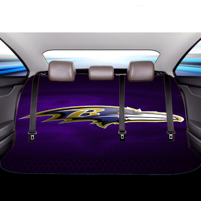 Baltimore Ravens Logo Car Back Rear Seat Covers