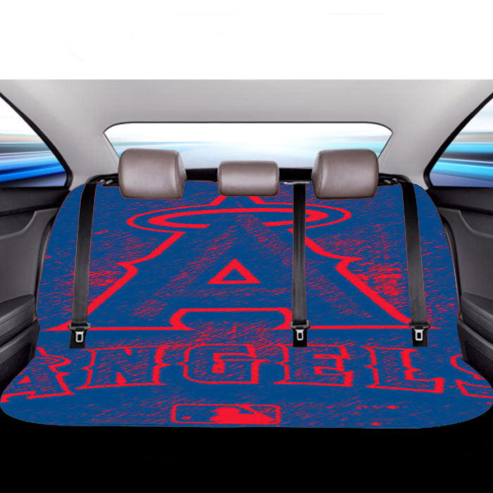 Baseball Angels Car Back Rear Seat Covers