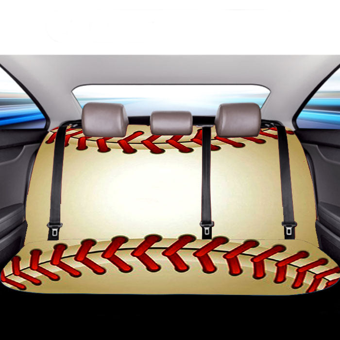 Baseball Ball Car Back Rear Seat Covers