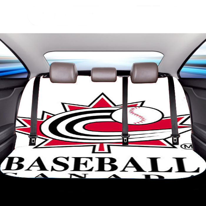 Baseball Canada Car Back Rear Seat Covers