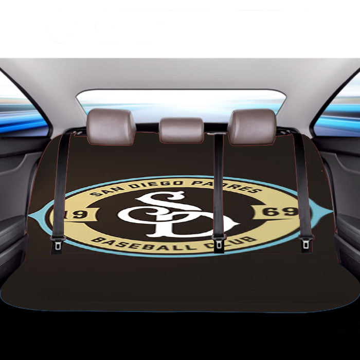 Baseball Club San Diego Car Back Rear Seat Covers