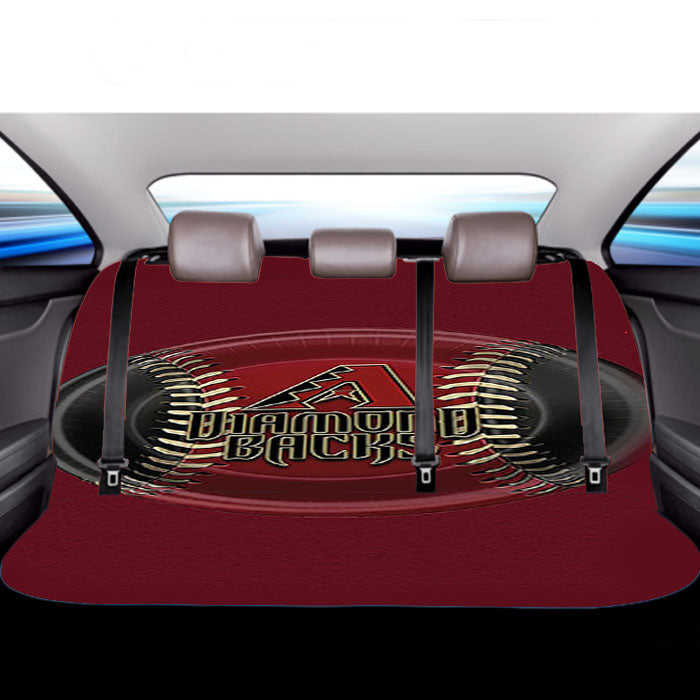 Baseball Diamondback Car Back Rear Seat Covers