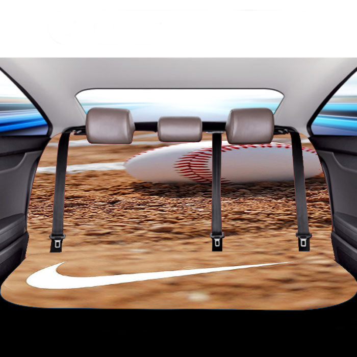 Baseball Field Nike Car Back Rear Seat Covers