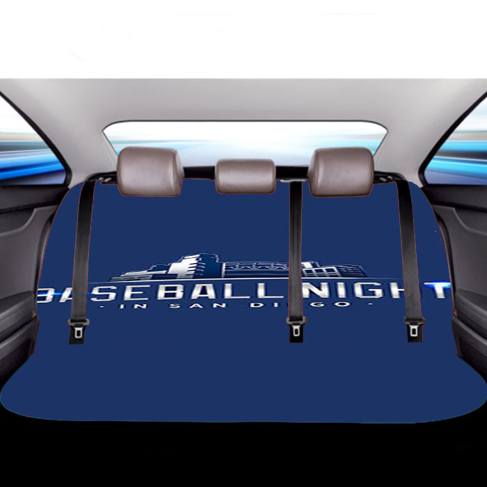 Baseball Night In San Diego Car Back Rear Seat Covers