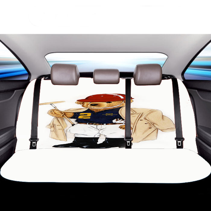 Baseball Ralp Pol Car Back Rear Seat Covers