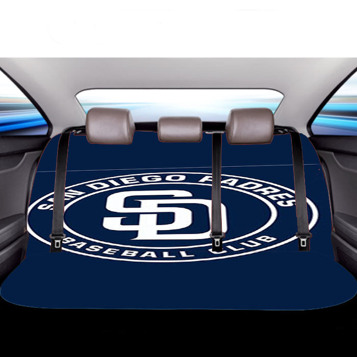 Baseball San Diego Car Back Rear Seat Covers