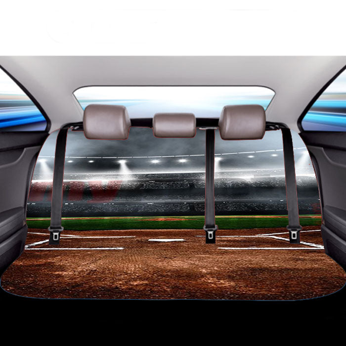 Baseball Stadium Car Back Rear Seat Covers