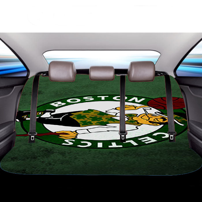 Basket Ball Boston Celtic Car Back Rear Seat Covers