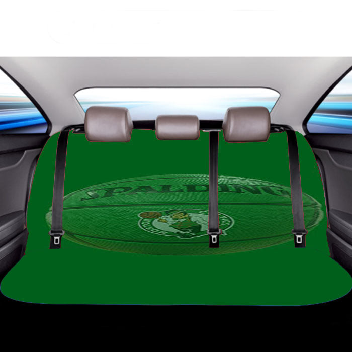 Basket Ball Green Spalding Car Back Rear Seat Covers