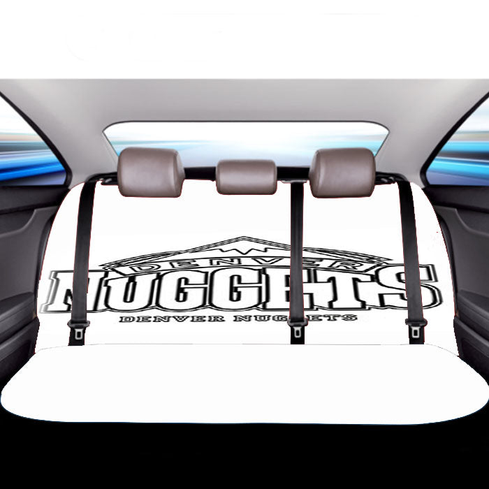 Basketball At Coloring Denver Nuggets Car Back Rear Seat Covers