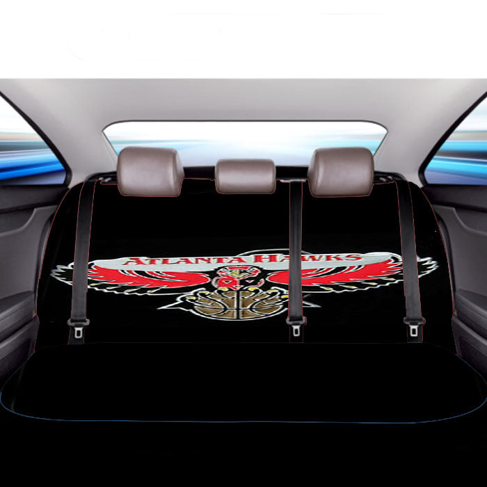 Basketball Atlanta Hawks Car Back Rear Seat Covers