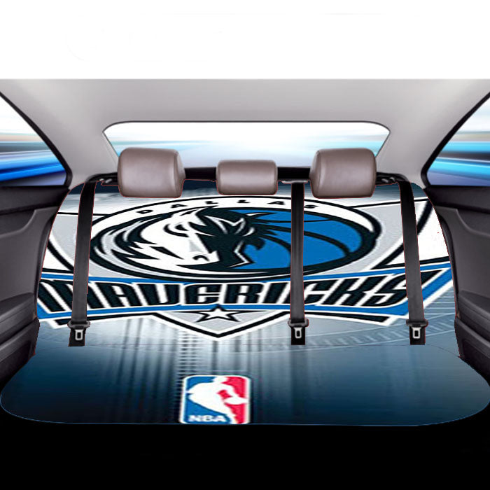 Basketball Logo Dallas Mavericks Car Back Rear Seat Covers