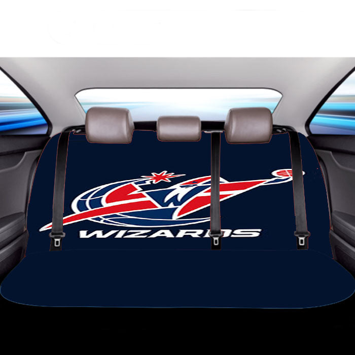 Basketball Washington Wizards Car Back Rear Seat Covers