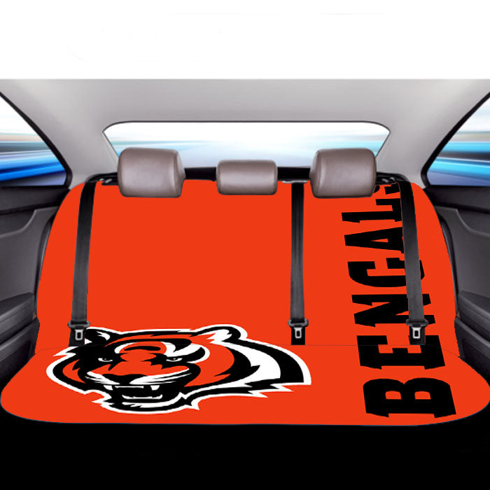 Bengals Cincinnati Tigre Orange Car Back Rear Seat Covers