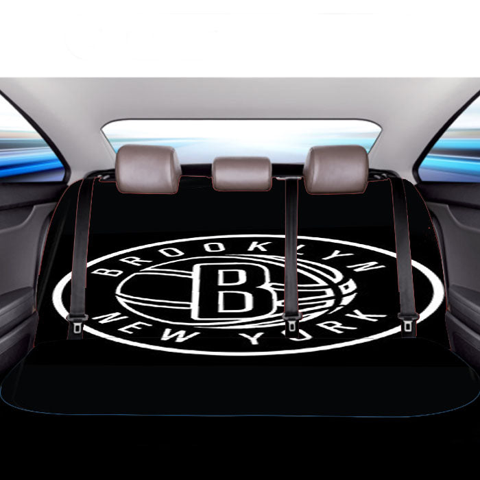 Black Brooklyn Car Back Rear Seat Covers