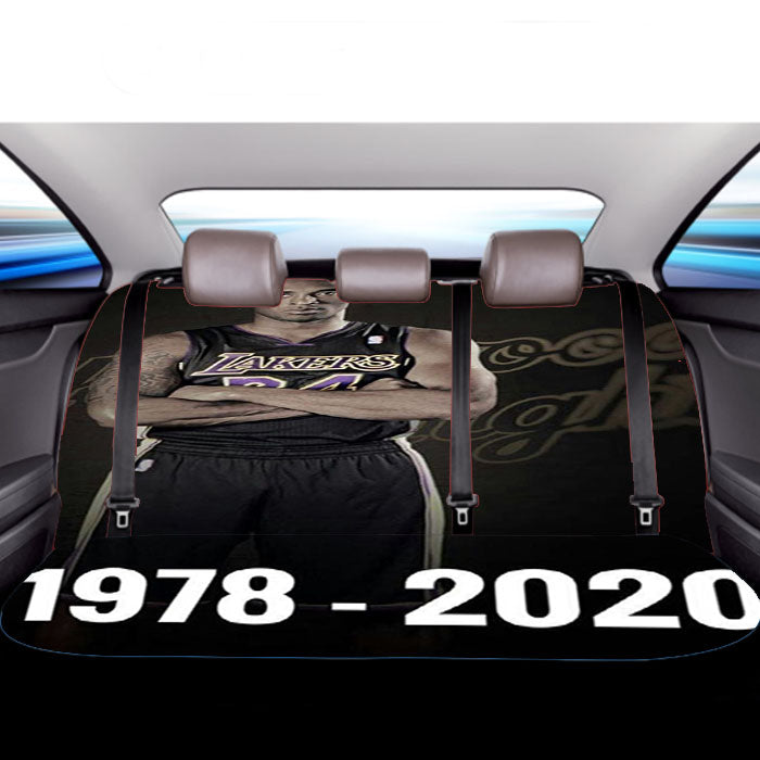 Black Mamba Out Kobe Car Back Rear Seat Covers