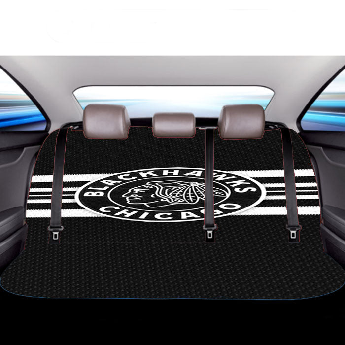 Blackhawks Chicago Car Back Rear Seat Covers