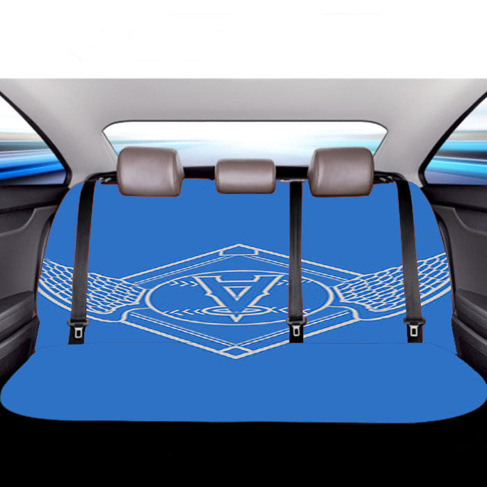 Blu Grey Angels Car Back Rear Seat Covers
