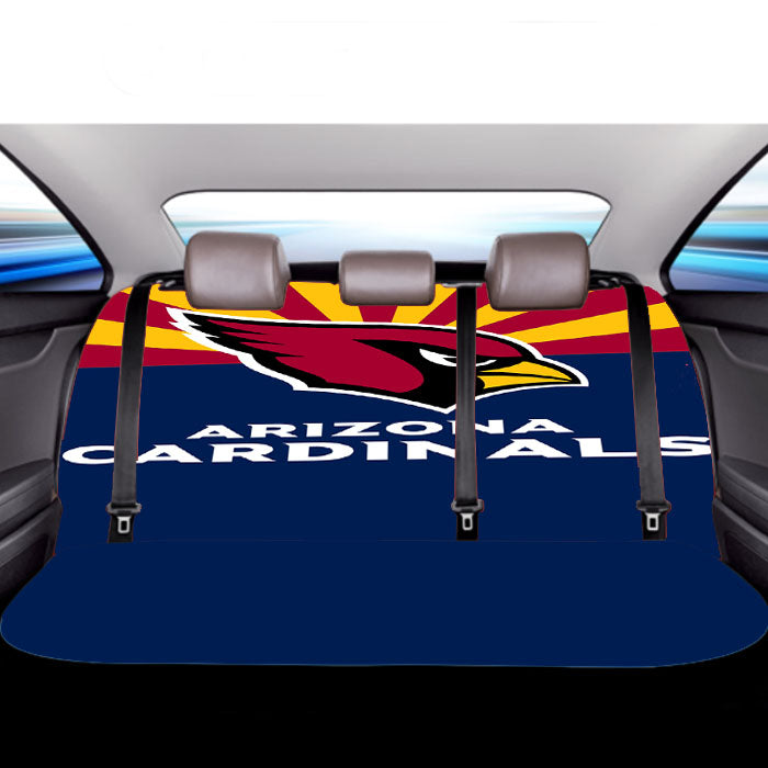 Blue Address One Cardinals Drive Arizona Cardinal Car Back Rear Seat Covers