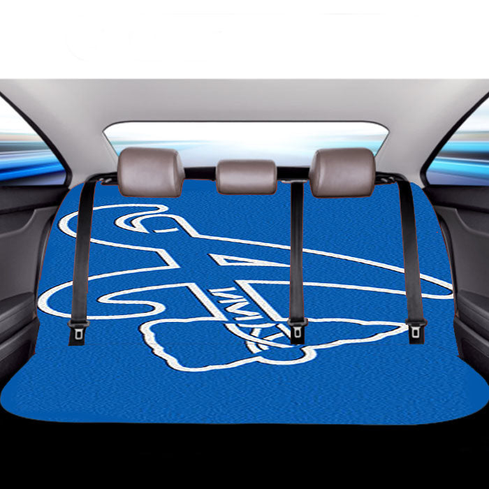 Blue Braves Atlantis Car Back Rear Seat Covers