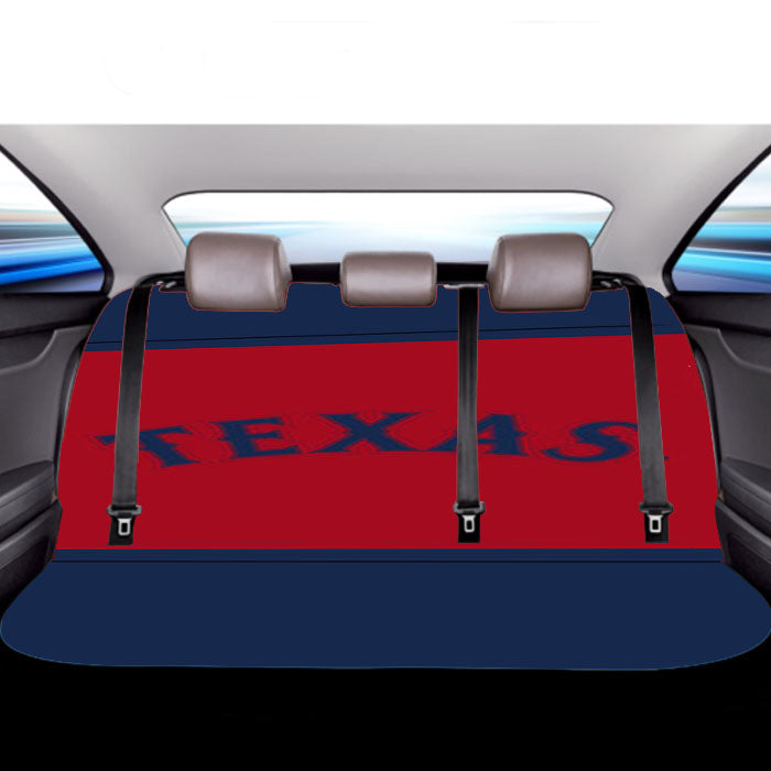Blue Texas Car Back Rear Seat Covers