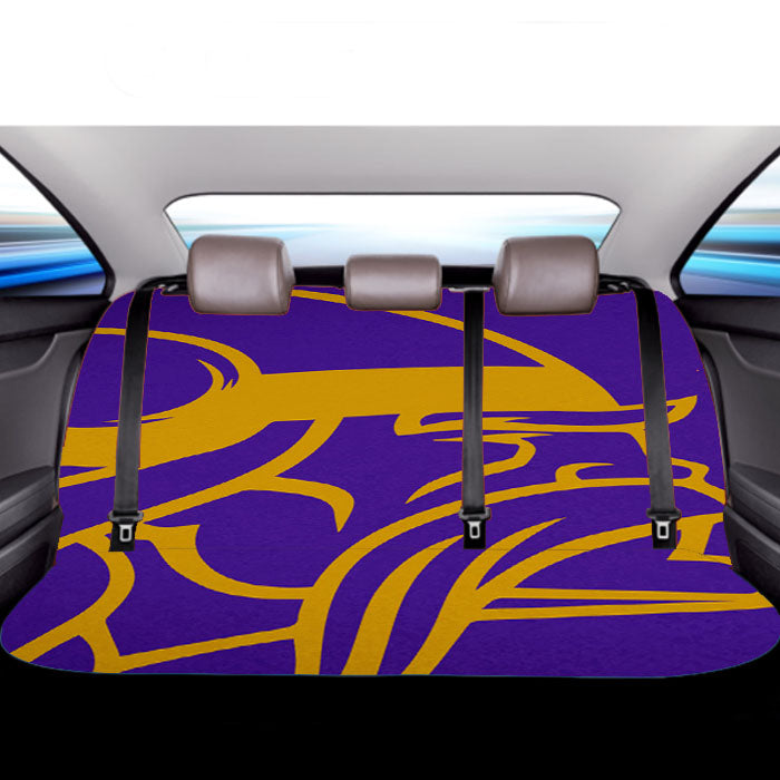 Blue Viking Minnesota Car Back Rear Seat Covers