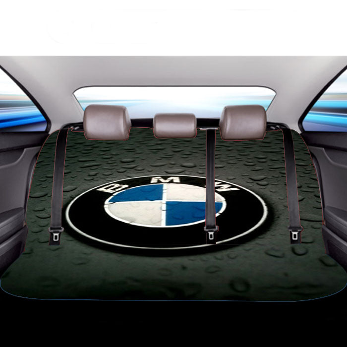 Bmw Logo Art Water Car Back Rear Seat Covers