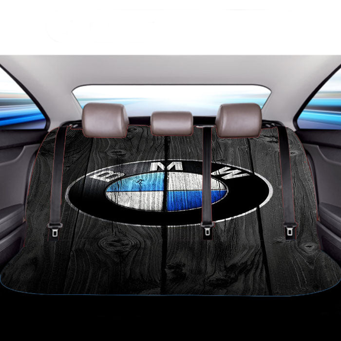 Bmw Wood Black Art Car Back Rear Seat Covers
