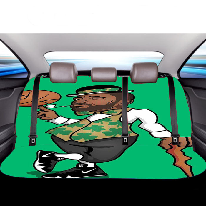 Boston Basket Ball Star Car Back Rear Seat Covers