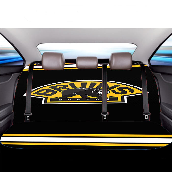 Boston Bruins Car Back Rear Seat Covers