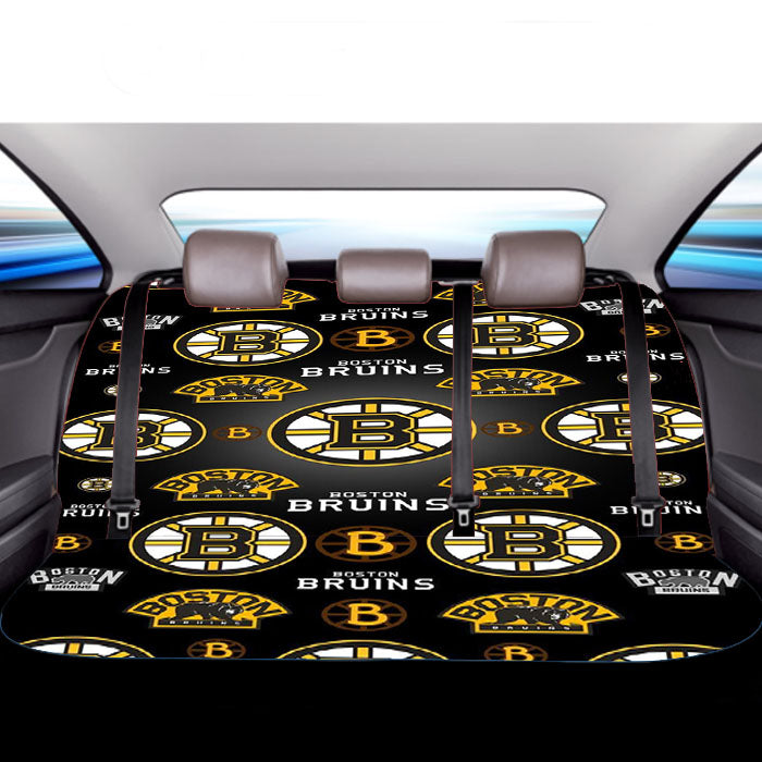 Boston Bruins Collage Car Back Rear Seat Covers